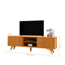 RACK GAIA TV 70" 2 PORTAS RIPADA 1,80/2,20M