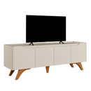 RACK GRECIA PARA TV 75" 4 PORTAS 1,80 / 2,2M