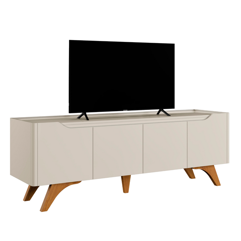 RACK GRECIA PARA TV 75" 4 PORTAS 1,80 / 2,2M