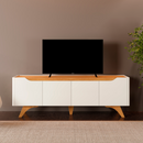 RACK GRECIA PARA TV 75" 4 PORTAS 1,80 / 2,2M