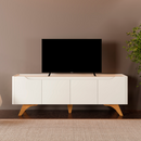 RACK GRECIA PARA TV 75" 4 PORTAS 1,80 / 2,2M