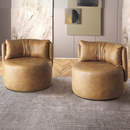 Poltrona Confortável Redonda K-79 Base Giratória