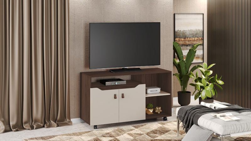 RACK SELETO PARA TV 49'' 2 PORTAS E PRATELEIRAS