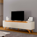 RACK GRECIA PARA TV 75" 4 PORTAS 1,80 / 2,2M