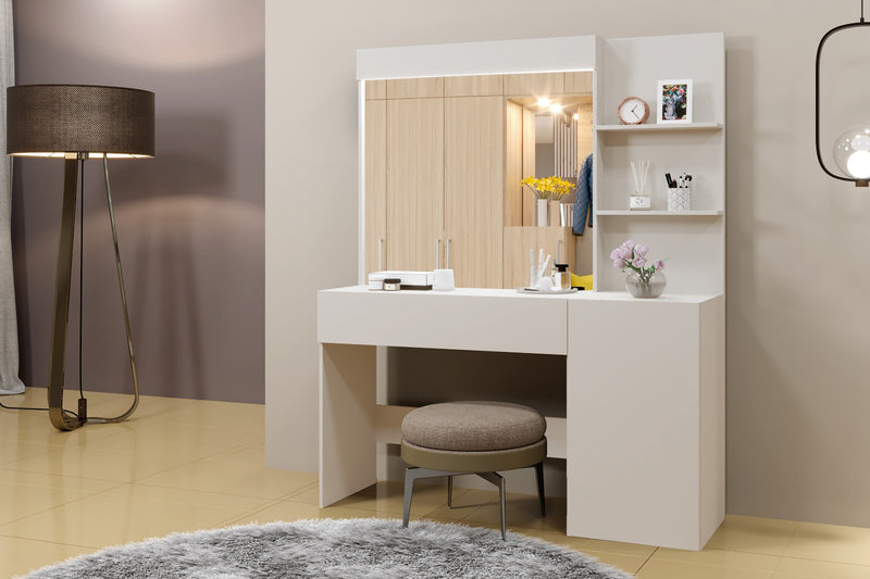 CAMARIM LONDRES COM ESPELHO E PRATELEIRAS 1,20M