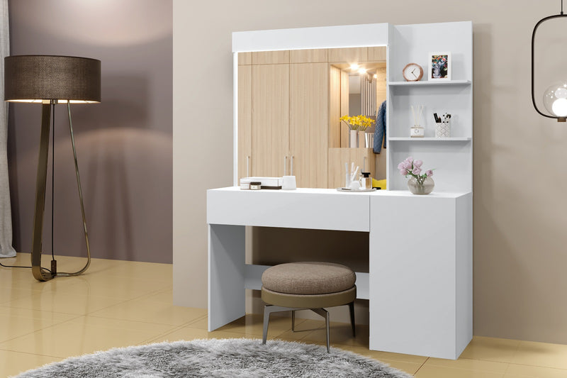 CAMARIM LONDRES COM ESPELHO E PRATELEIRAS 1,20M