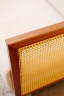 Sofá linho 3 lugares living Fixo K-123