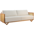 Sofá linho 3 lugares living Fixo K-123