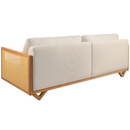 Sofá linho 3 lugares living Fixo K-123