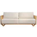 Sofá linho 3 lugares living Fixo K-123