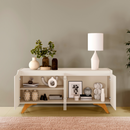 BUFFET GRECIA 4 PORTAS COM PÉS DE MADEIRA 1,80M