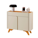 BUFFET AROS 2 PORTAS PÉS MADEIRA