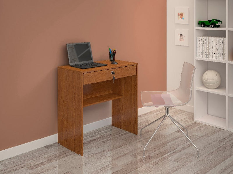 MESA DE ESTUDO ANDORINHA 1 GAVETA COM CHAVE