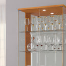 CRISTALEIRA LISBOA PORTAS DE VIDRO  2 GAVETAS