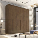 GUARDA ROUPA CASAL UBERABA  6 PORTAS DE ABRIR 4 GAVETAS