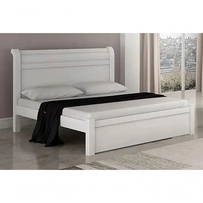 CAMA CASAL 187 COM CABECEIRA E PÉS REFORÇADOS DE MADEIRA 100%MDF