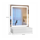 CAMARIM PARIS SUSPENSO COM ESPELHO E LED4000k