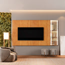 PAINEL REFLECTA COM ESPELHO JATEADO PARA TV 75'' 2,20M