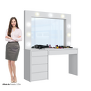 CAMARIM ANNE COM ESPELHO 5 GAVETAS