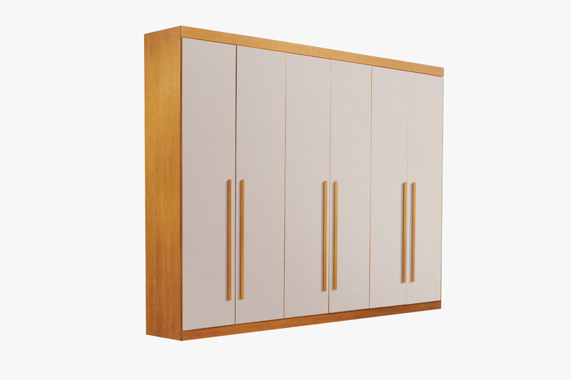 GUARDA ROUPA CASAL UBERABA  6 PORTAS DE ABRIR 4 GAVETAS