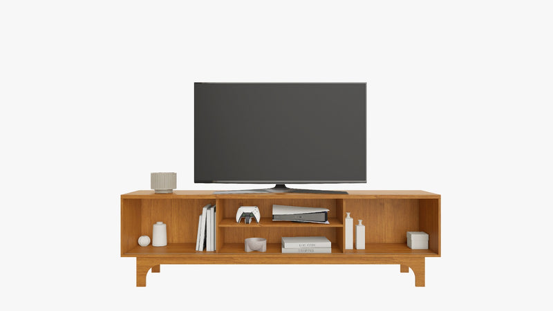 RACK TRUNFO PARA TV 70'' 2 PORTAS DE CORRER RIPADAS