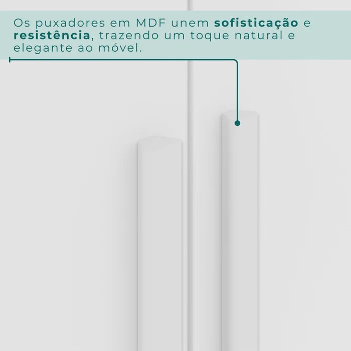 GUARDA ROUPA UBATUBA SOLTEIRO 6 PORTAS 3 GAVETAS
