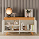 BUFFET MADRID 4 PORTAS OFF WHITE / NATURALLE 1,61M