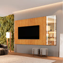 PAINEL REFLECTA COM ESPELHO JATEADO PARA TV 75'' 2,20M