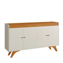 BUFFET MADRID 4 PORTAS OFF WHITE / NATURALLE 1,61M