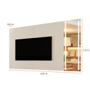 PAINEL REFLECTA COM ESPELHO JATEADO PARA TV 75'' 2,20M