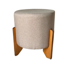 Puff Arezzo Em Linho ou Veludo