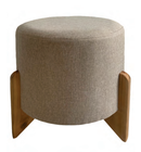 Puff Arezzo Em Linho ou Veludo