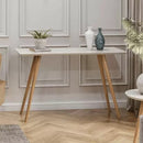 Aparador Kamila Off White Pés de Madeira Maciça