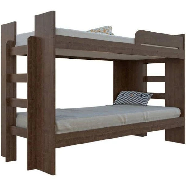 BELICHE SOLTEIRO 125 COM  ESCADA LATERAL  E  BARRA DE PROTEÇÃO