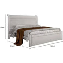 CAMA CASAL 187 COM CABECEIRA E PÉS REFORÇADOS DE MADEIRA 100%MDF