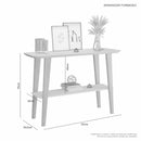 APARADOR FORMOSO COM PÉS DE MADEIRA MACIÇA