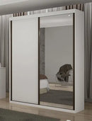 GUARDA ROUPA  BÚZIOS SOLTEIRO 2 PORTAS DE CORRER 1 PORTA ESPELHADA 3 GAVETAS