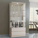 CRISTALEIRA LISBOA PORTAS DE VIDRO  2 GAVETAS