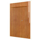 PAINEL PARIS RIPADO COM LED E PRATELEIRA NATURALLE