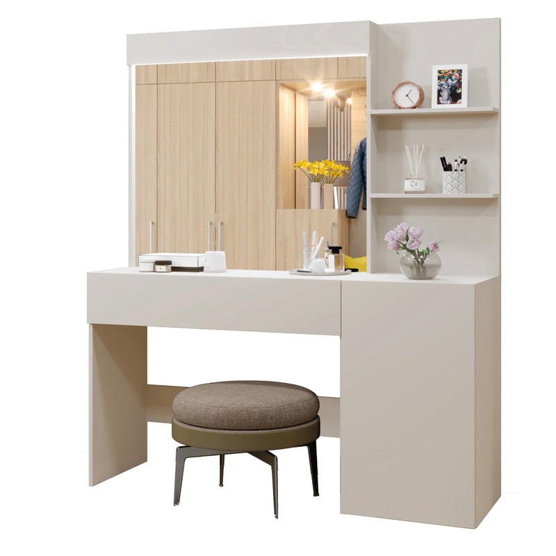 CAMARIM LONDRES COM ESPELHO E PRATELEIRAS 1,20M