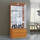 CRISTALEIRA LISBOA PORTAS DE VIDRO  2 GAVETAS